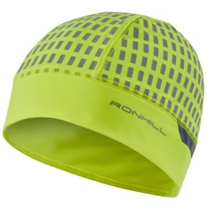 RonHill Afterhours Beanie FluoYellow/Charcoal/Reflect